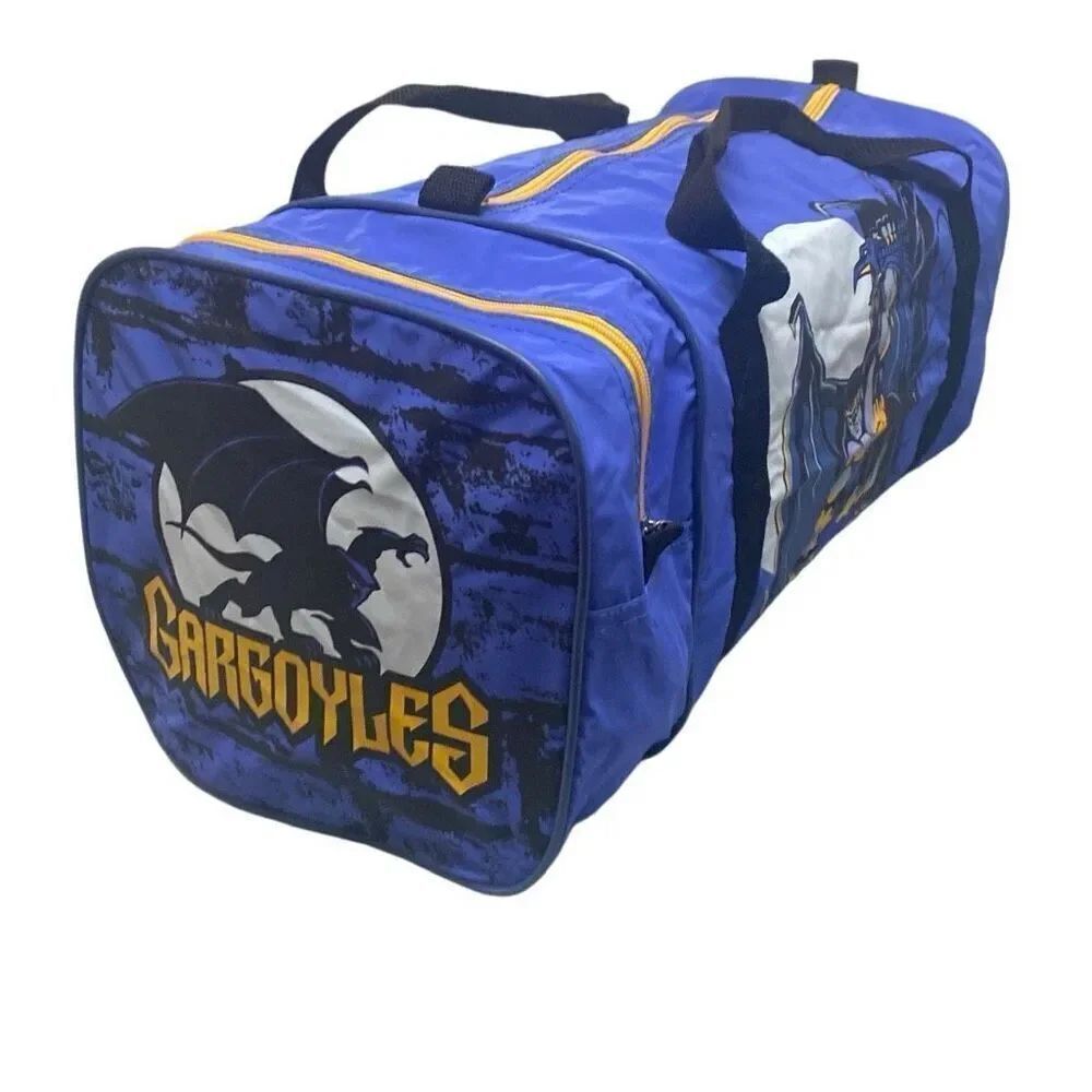 Disney Vintage Gargoyles Duffel Bag Goliath 19”x9”x9” Multi Compartment RARE!